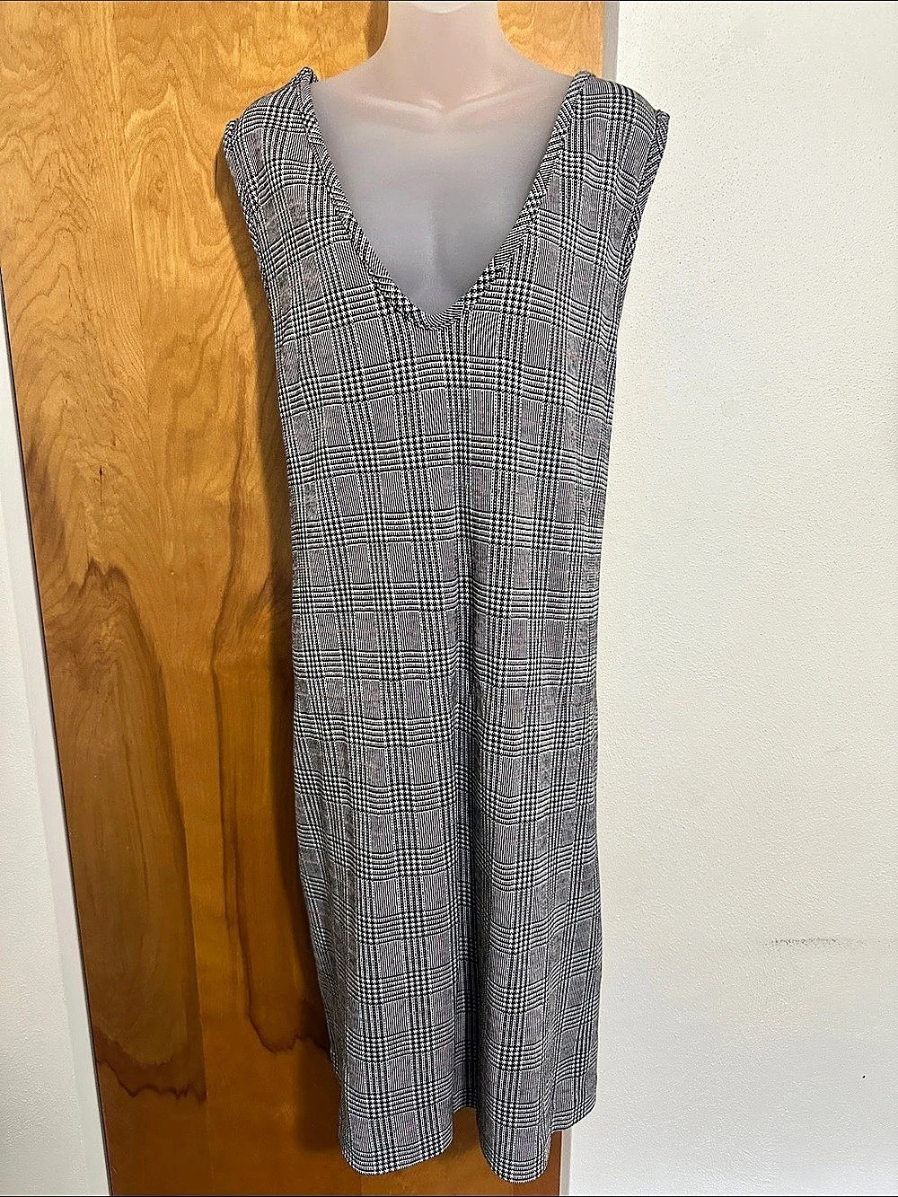 Vintage Hunters Run Plaid Midi Dress Size XXL (B2) Like New